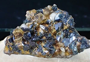 LAZULITE and Fluorapatite RARE Fine Crystals Mineral Specimen Yukon, Canada - Imagen 1 de 5