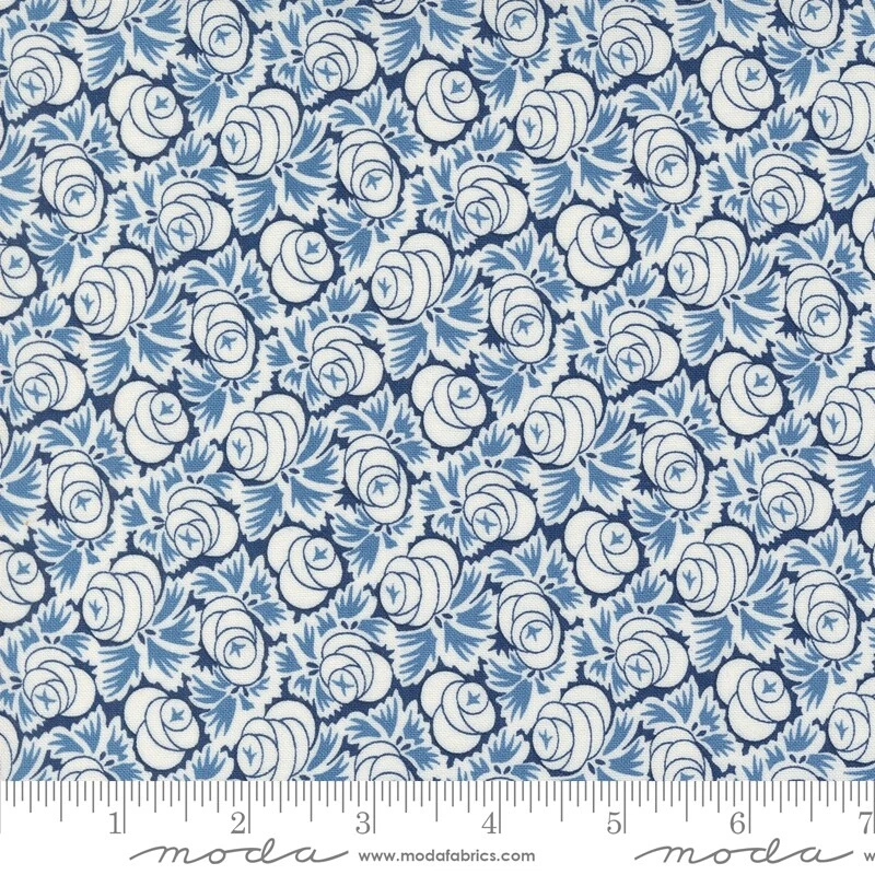 Jeans Denim and Daisies Oklahoma Rose Midnight de Fig Tree para 1/2 YD 35384 18 Foto 1 de 1