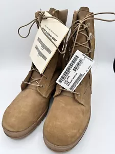 Vibram Army Combat Boots Men's 10.5W Hot Weather Tactical Coyote Brown - Picture 1 of 3