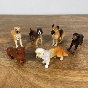 Safari Ltd Dogs Bundle Realistic Toy Figures Educational Lot K-9 Animals Pet Vtg - Picture 1 of 3
