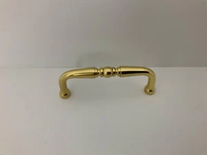Cabinet Handle Brass Pull Dresser Drawer Pull Handle 3-3/8” - Picture 1 of 4