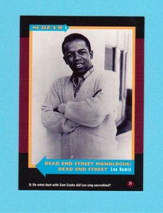 Lou Rawls Soul Music Collector Card  Have a Look!