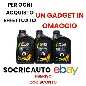 3 Litri Olio Motore Petronas Selenia WR Forward 0W30 MOPAR FIAT 955535-DS1 C2 - Foto 1 di 12
