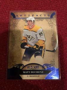 2020-21 Artifacts Matt Duchene /499 Sapphire 