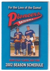 2002 Elmira Pioneers Northern League Minor Baseball Schedule !!! Bud Light - Bild 1 von 1