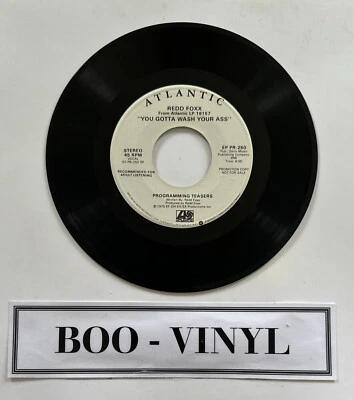 Redd Foxx  Promo You Gotta Wash Your Ass” 45 – 1975 – Atlantic EP PR 250 – 7” - Image 1 of 4
