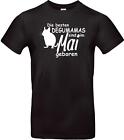 Unisex T Shirt, Die besten Degumamas sind im Mai geboren Degu Haustier