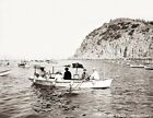 Pleasure Boating, Catalina Island, California - C1910 - Historic Photo Print