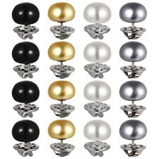  20 Pcs Pearl Buttons Metal Material Women's Pearls Top Shawl