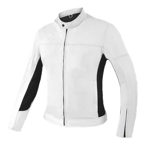 chaqueta moto mujer guerrero essent piel proteccion homologado CE Blanco s - Imagen 1 de 4