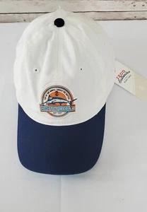 NWT Vintage 90s Izod Saltwater Buckle Closure Hat Swordfish White Patch Taiwan - Picture 1 of 12