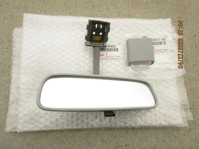 FITS: 88 - 90 TOYOTA LAND CRUISER FJ62 BJ62 REAR VIEW MIRROR GRAY OEM BRAND NEW - Image 1 of 3