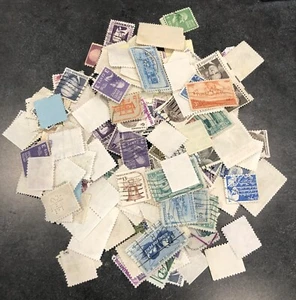 Vintage US Postage Stamps Postmarked Set of 200+ Crafting Scrapbooking Collect - Picture 1 of 9