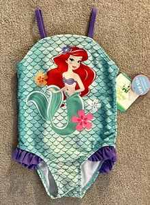 Disney Baby - Ariel - The Little Princess - Baby / Toddler Girls Swimsuit - New - Picture 1 of 1