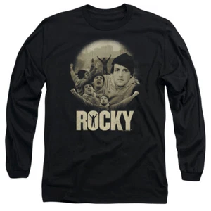 ROCKY FEELING STRONG Licensed Men's Long Sleeve Graphic Tee Shirt SM-3XL  - Picture 1 of 2