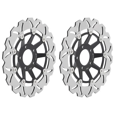 Front Brake Rotors Discs for Suzuki GSX-R 750 W 91-95 94 GSX-R 600 W 1992-1993 - Image 1 of 4