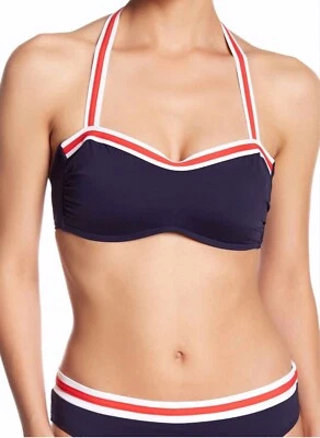 Adidas Mujer Mediano Bandeau Colorblock Bikini Traje de Baño Top Nuevo con Etiquetas Foto 1 de 2