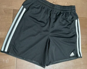 Adidas Youth mesh black soccer shorts - Large size 14 - Picture 1 of 4