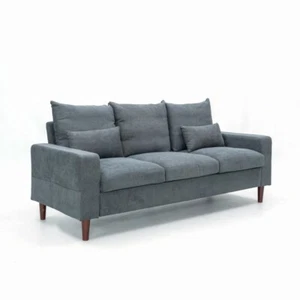 Panana 3 Seater Upholstered Sofa Couch Loveseat Modern Living Room Sofa - Picture 1 of 33