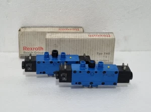 ELETTROVALVOLA PNEUMATICA REXROTH TYP 740; LOTTO DI 2 - Foto 1 di 17