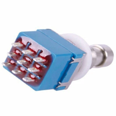 Fußschalter Foot Switch Einbau Schalter 3PDT 9Pin Wahres Bypass Metall - Bild 1 von 4