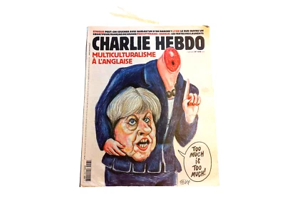 Charlie Hebdo N° 1298 of June 7, 2017 Theresa MAY *SUPER WELL PACKED* - Image 1 of 3