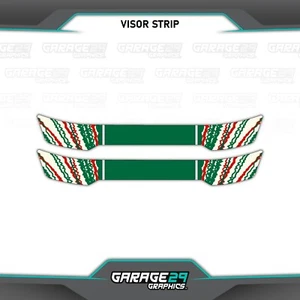 OTK Tony Kart 2022 Visor Strip Stickers - PAIR - Picture 1 of 1