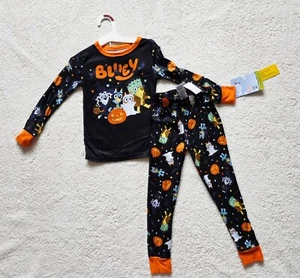 NWT Kid's girl/ boy Bluey Halloween 2pc Pajama Set, flame resistant, size 4 & 10 - Picture 1 of 5