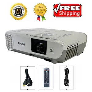 Epson PowerLite X39 3LCD Projector H855A 3500 Lumens HD 1080P HDMI Remote Bundle - Picture 1 of 6
