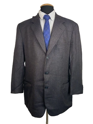 PAL ZILERI Mens Brown ITALIAN-MADE Wool Suit Sport Coat Blazer Jacket SIZE 44R - Image 1 of 4