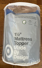 MEMORY FOAM BEDDING BED TWIN 1 1/2" MATTRESS TOPPER TARGET 37.5" X 73.5" X 1.5"