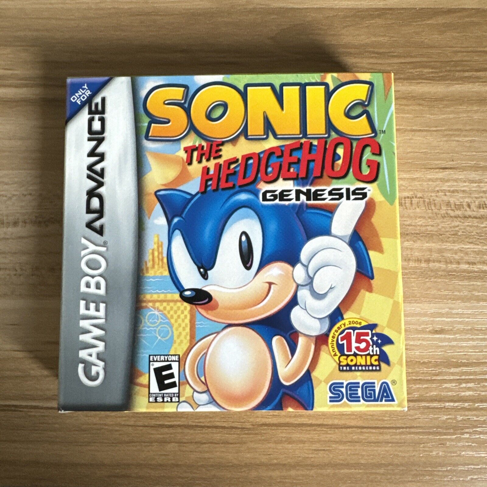 Sonic The Hedgehog Genesis Nintendo Game Boy Advance Gameboy GBA CIB Rare!