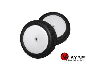 RC Associated B6 Series Tire Set Used Clay / Jconcepts Space Bars Gold On White - Image 1 of 3