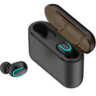 Écouteur sans fil V5.0 Bluetooth casque stéréo intra-auriculaire avec étui de charge