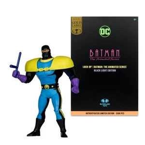 Figurine Batman Animated Series Lock Up Black Light Edition Gold Label Premium - Imagen 1 de 6