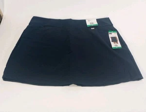 Greg Norman Women’s Stretch Golf Lined Short with 3 Pocket Skort, Blue, Size XL - Picture 1 of 4