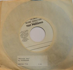TEST PRESSING 45 Sugarcane Ariola 7716 Montego Bay - Picture 1 of 1