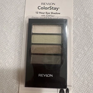 Revlon ColorStay 12 Hour Eye Shadow Quad 335 Spring Moss, 0.16 Oz, Brand New - Picture 1 of 3