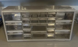 Stack-On Hardware & Craft Storage 22 Drawer Organizer Bin Cabinet Crafting Tools - Picture 1 of 9
