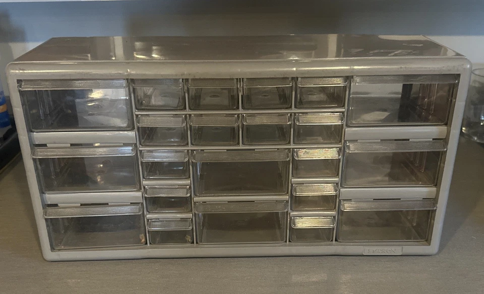 Stack-On Hardware & Craft Storage 22 Drawer Organizer Bin Cabinet Crafting Tools - Image 1 of 4