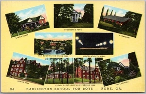 Postal de Roma, Georgia Escuela Darlington para niños 8 vistas / Lino Curteich 1939 - Imagen 1 de 2