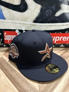 New Era Southside Rushmore Noho Nati Houston Astros montato metallizzato 7 1/2 raro - Foto 1 di 7
