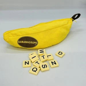 Bananagrams Classic Anagram Word Tile Game 145 Tiles Banana Pouch - Picture 1 of 9