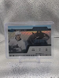 2022-23 Upper Deck Credentials Blue #147 Nils Aman - Picture 1 of 2