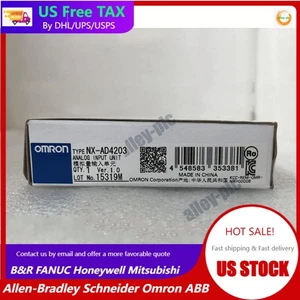 One New Omron NX-AD4203 Analog Input Unit NXAD4203 In Box US Free TAX - Picture 1 of 2
