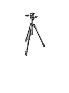Manfrotto 290 Xtra 3-Section Aluminum Tripod with 804 3-Way Pan and Tilt Head - Picture 1 of 7