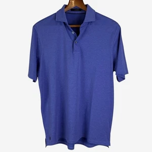 Greyson Polo Shirt Mens Size M Performance Short Sleeve Blue Golf Outdoor - Picture 1 of 9