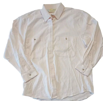 Camisa para mujer Diane Von Furstenberg con botones grande manga larga silenciosa de lujo Foto 1 de 4