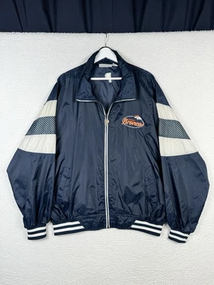 Chaqueta cortavientos de colección años 90 Denver Broncos PRO PLAYER - espaciosa grande Foto 1 de 4