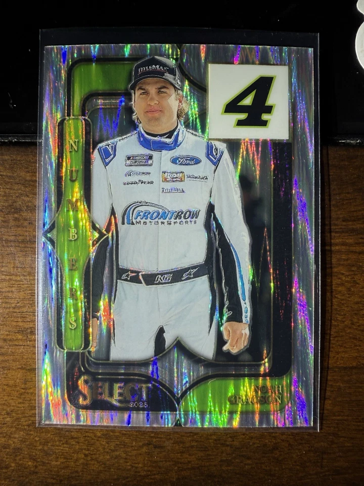 2025 Panini Select - Select Numbers Noah Gragson #25 Flash Prizm - Image 1 of 1